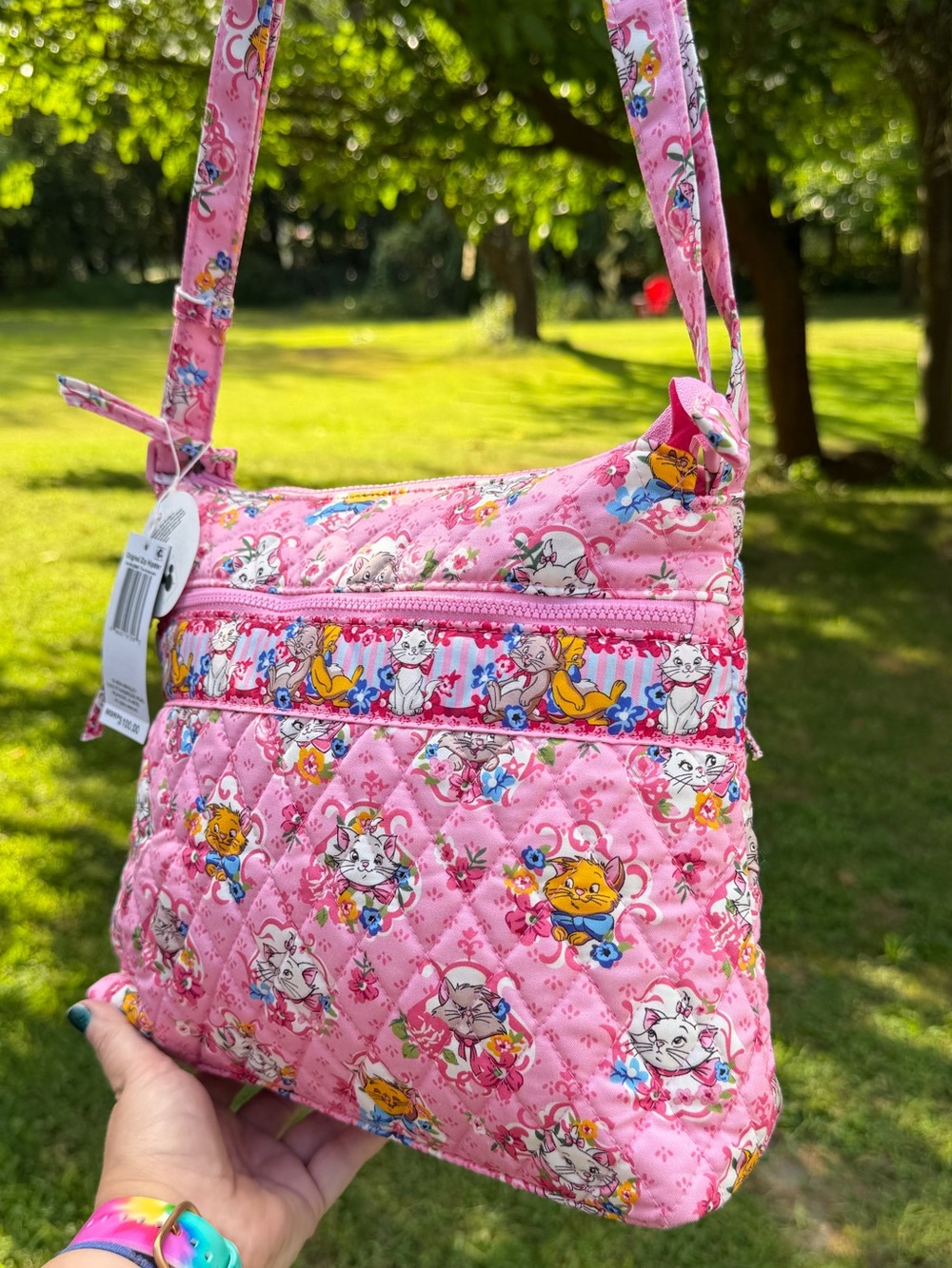 Vera Bradley Disney Aristocats Original Zip Hipster Crossbody NWT - Picture 13 of 14